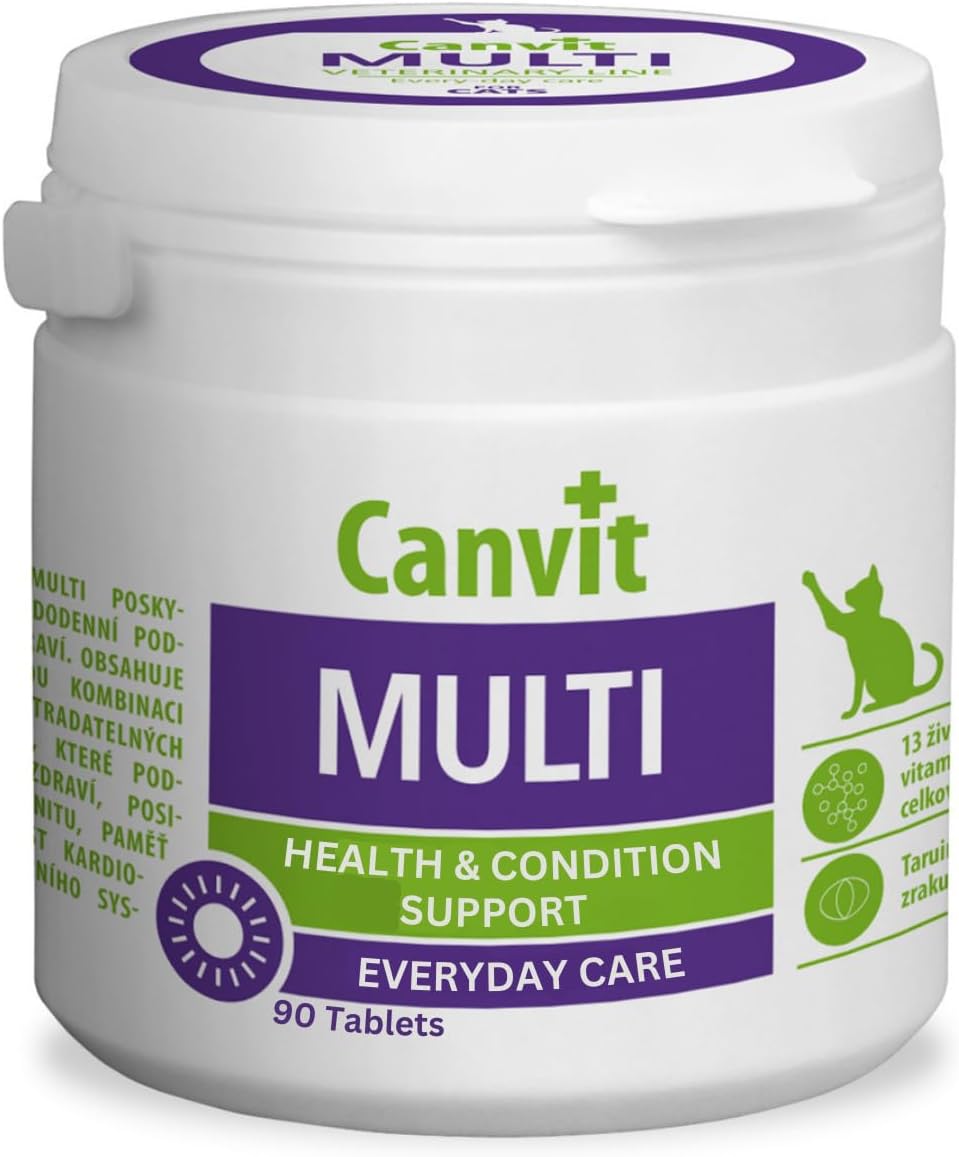 Canvit Multivitamins for Cats: Daily Health, Immunity & Stress Support (100g)