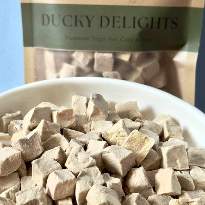 Ducky Delights - 100% Freeze-Dried Duck Treats | Novel Protein | Tail Tips UK