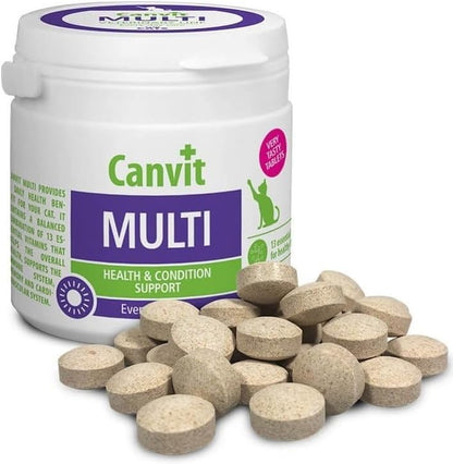 Canvit Multivitamins for Cats: Daily Health, Immunity & Stress Support (100g)