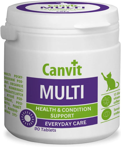Canvit Multivitamins for Cats: Daily Health, Immunity & Stress Support (100g)