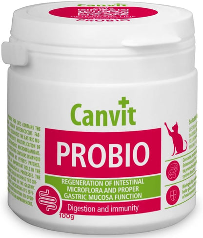 Canvit Probio for Cats: Probiotic Support for Healthy Digestion (100g)
