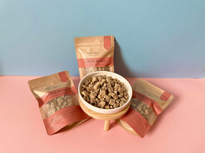 Liver Rush - 100% Freeze-Dried Chicken Liver Treats | High-Value | Tail Tips UK