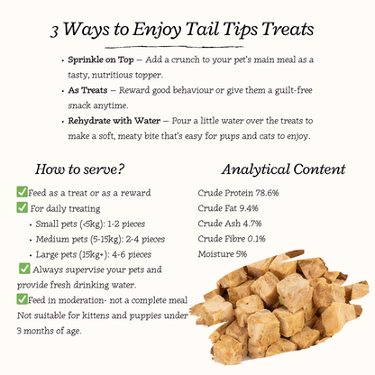 Salmon Swoon - 100% Freeze-Dried Salmon Treats | Pure & Natural | Tail Tips UK