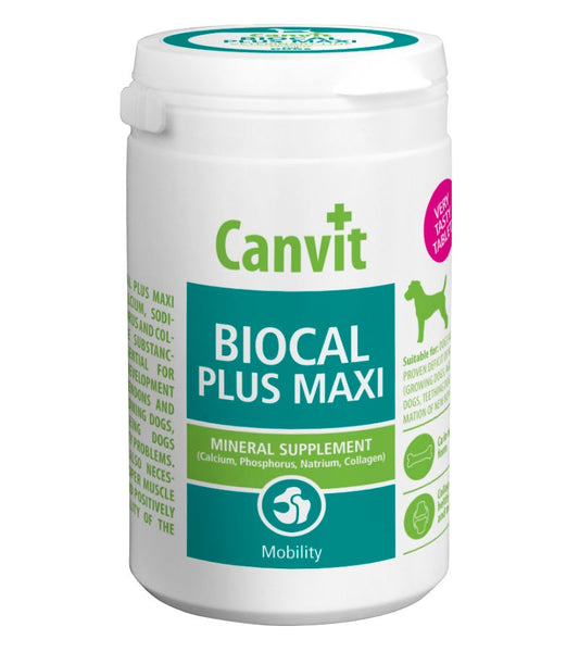 Canvit Biocal Plus MAXI: Calcium & Collagen for Bones, Joints & Teeth (230g)