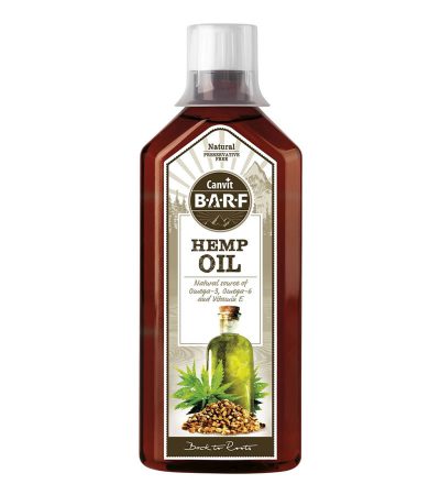 Canvit BARF Hemp Oil: Healthy Skin, Coat & Immune Support (500ml)