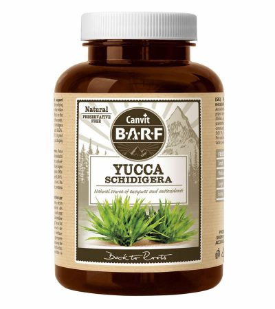 Canvit BARF Yucca Schidigera: Digestive & Detox Support for Dogs & Cats (40g)