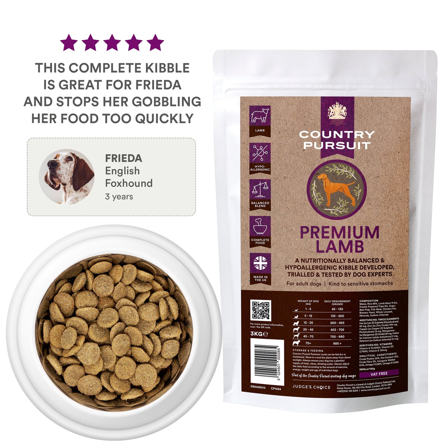 Country Pursuit Lamb, Rice & Tripe - Premium Range