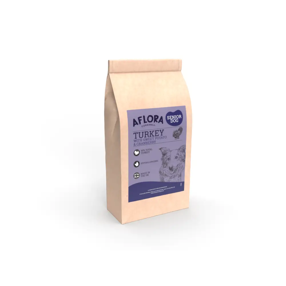Aflora Senior Turkey Grain Free Dog Food