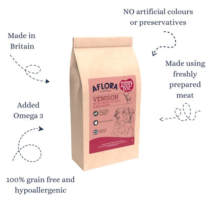 Aflora Venison & Salmon Grain Free Dog Food