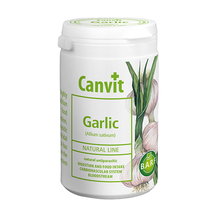 Canvit Garlic for Dogs & Cats: Natural Parasite Protection, Immunity & Digestion Support (230g)
