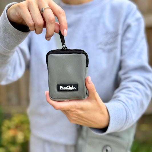 Dog Treat Pouch - Grey