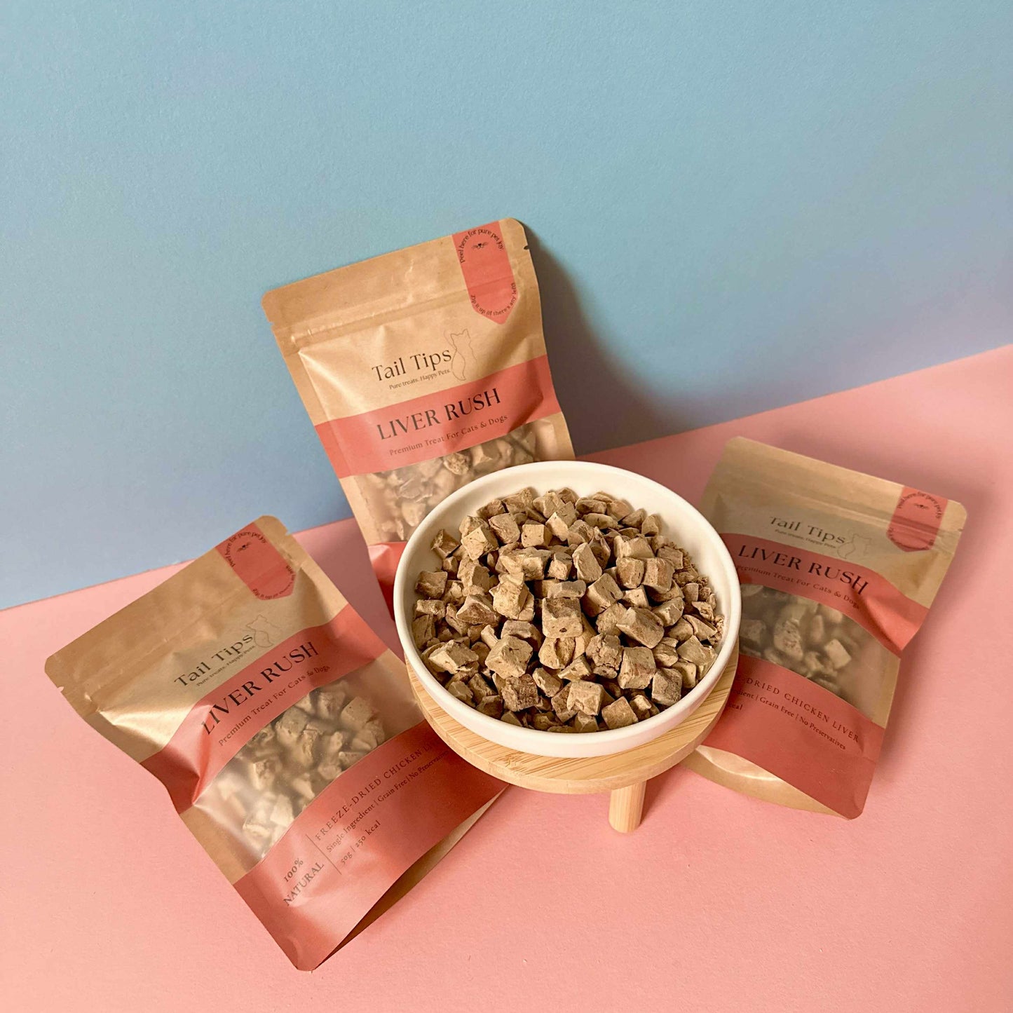 Liver Rush - 100% Freeze-Dried Chicken Liver Treats | High-Value | Tail Tips UK