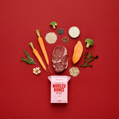 Marleybones Pantry Fresh Beef Wet Dog Food – Grain-Free, Superfood-Enriched, Vet-Approved
