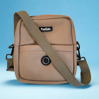 Mini Dog Walking Bag - Tan