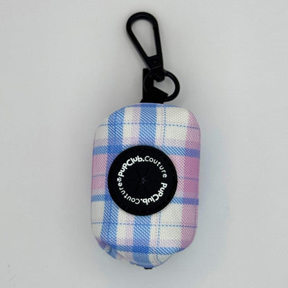 Poo Bag Holder - Pink Tartan